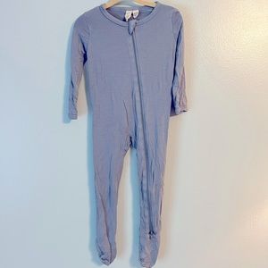 Kyte BABY zippered footie 12-18 months in Slate